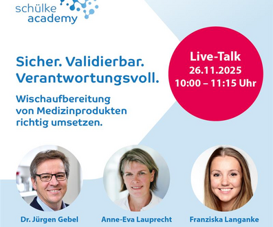 Jetzt anmelden: schülke academy Live-Talk am 26. November