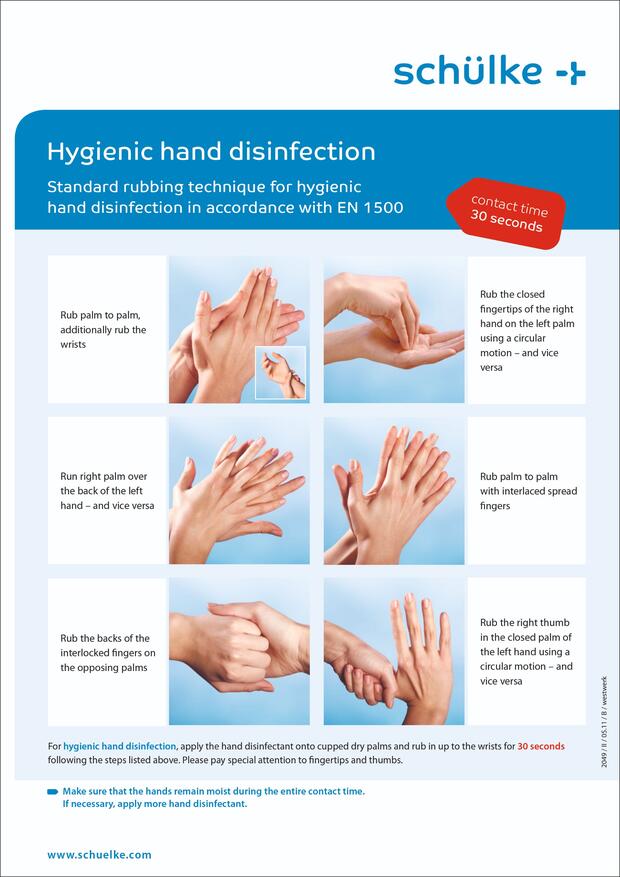 Drying hands, an indispensable step in hand hygiene